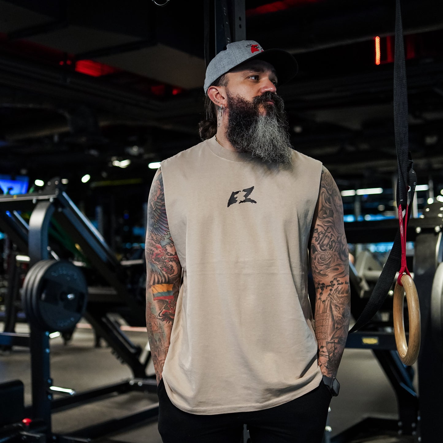 EZ HF Tank / Burpees Design (Long Oversize)
