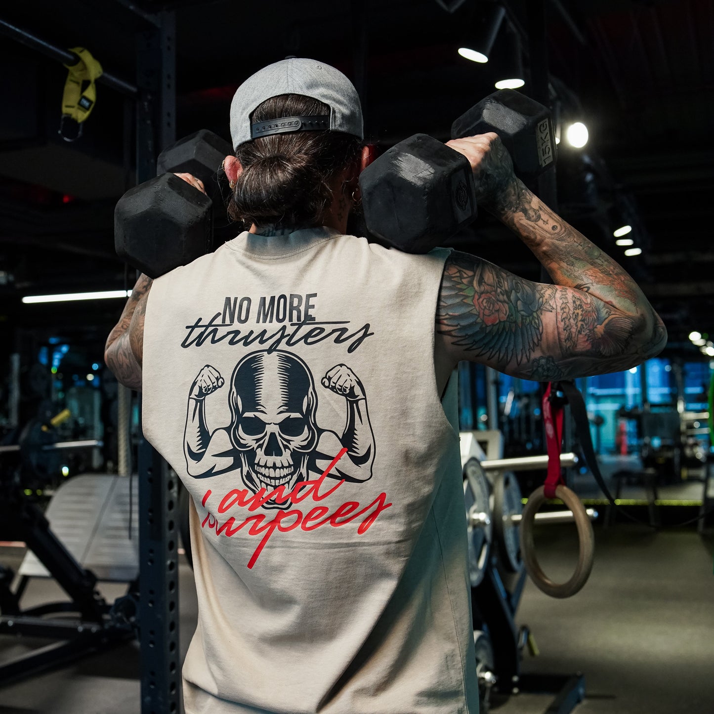 EZ HF Tank / Burpees Design (Long Oversize)