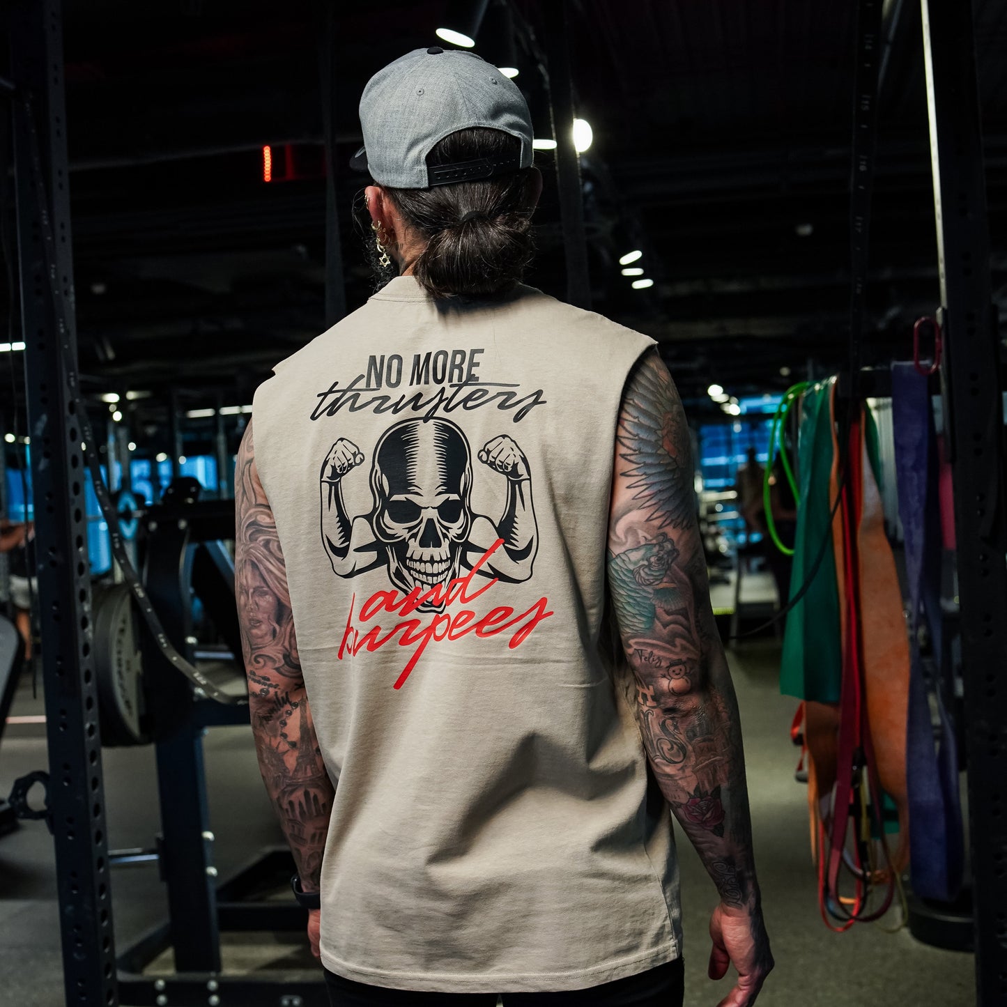 EZ HF Tank / Burpees Design (Long Oversize)