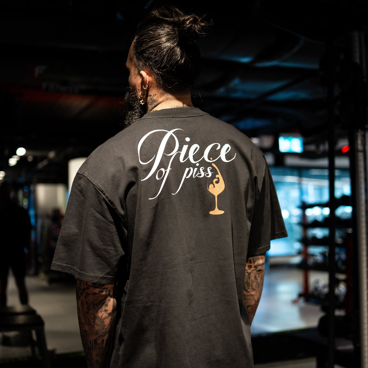 EZ HF Tee / Wine Design (Long Oversize)
