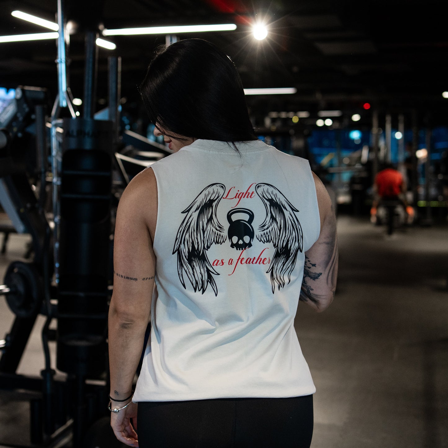 EZ HF Tank / Feather Design (Short Oversize)