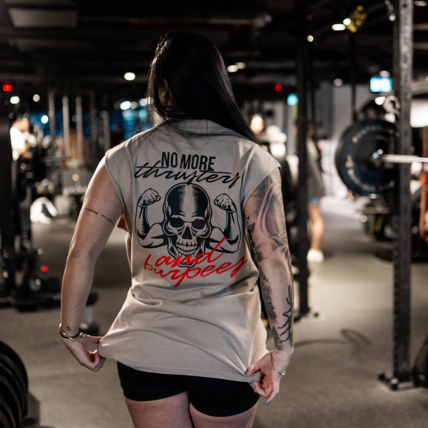 EZ HF Tank / Burpees Design (Long Oversize)
