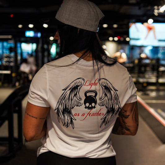 EZ MA Tee / Feather Design (Short Size)
