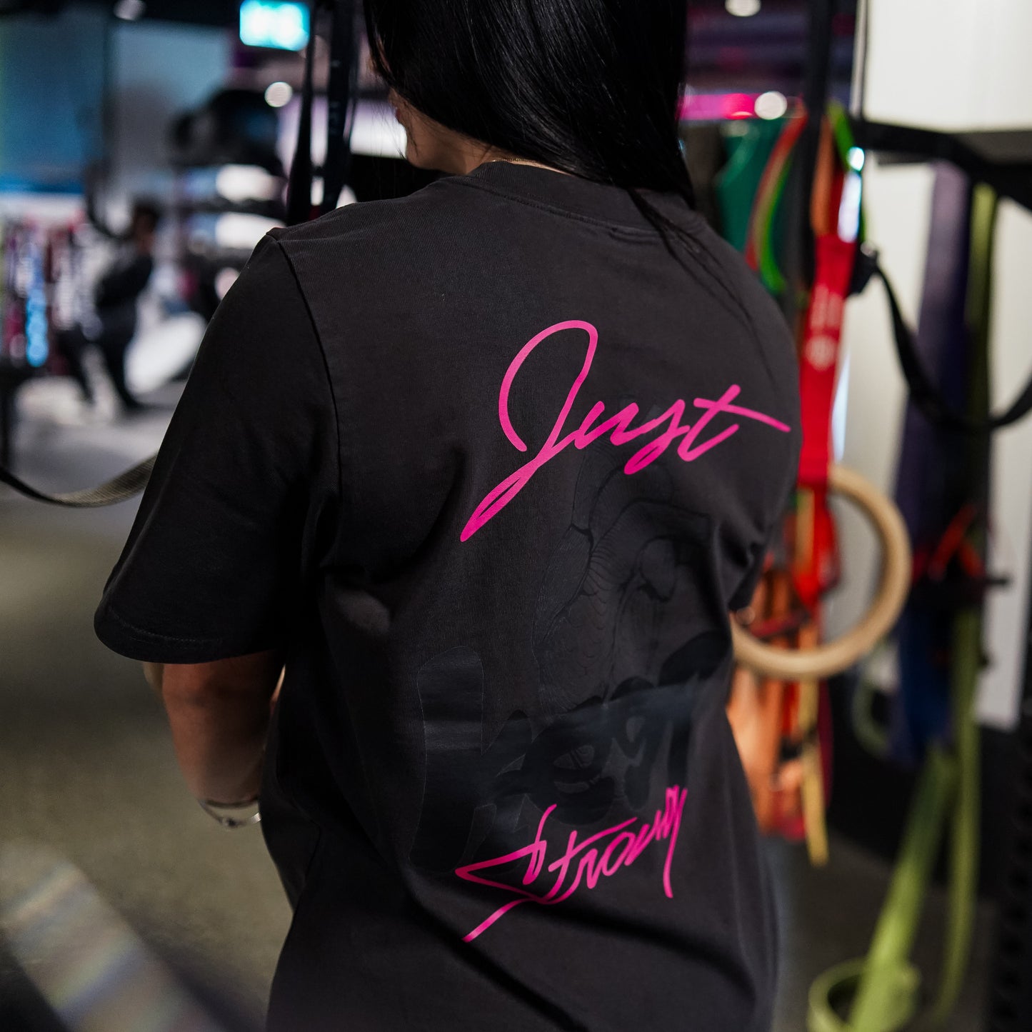 EZ HF Tee / Strong Design (Short Oversize)