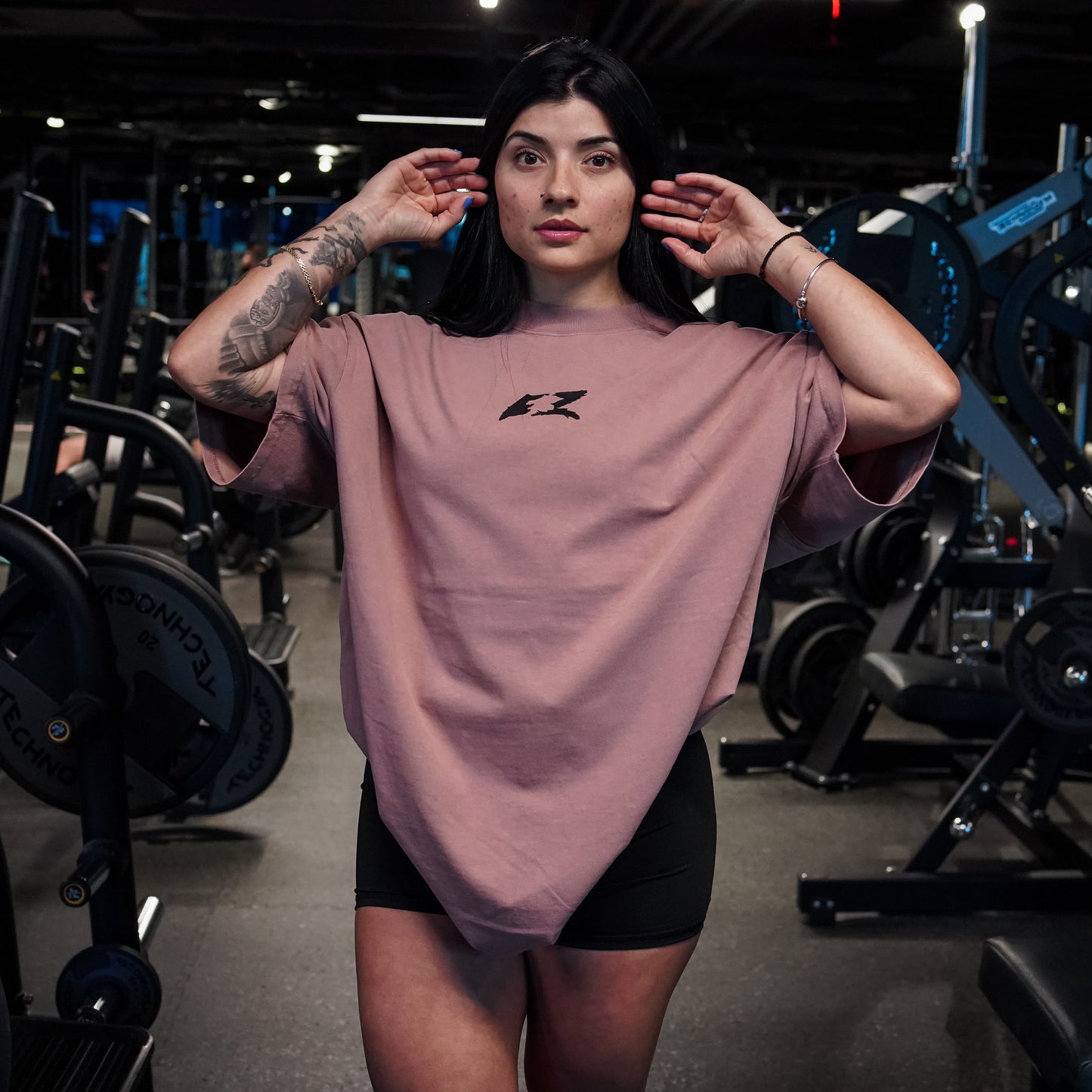 EZ HF Tee / Illusion Design (Long Oversize)