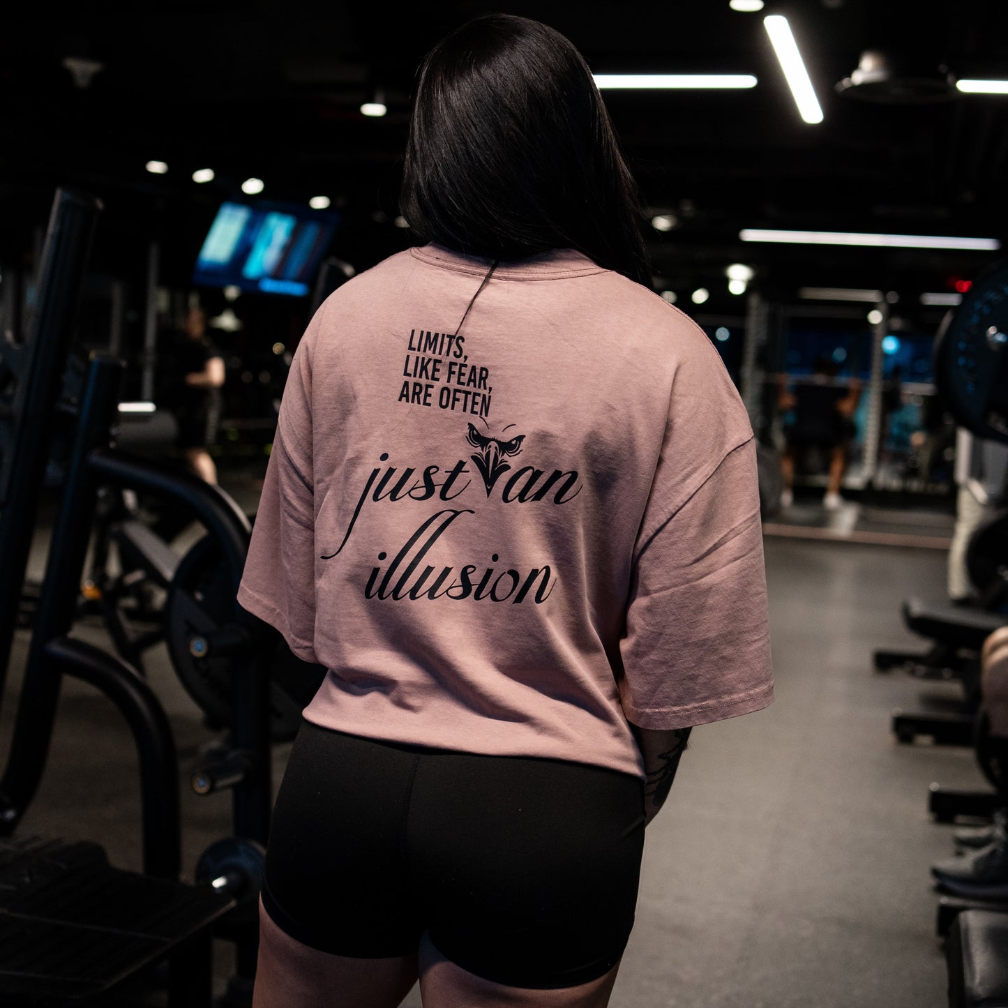 EZ HF Tee / Illusion Design (Long Oversize)